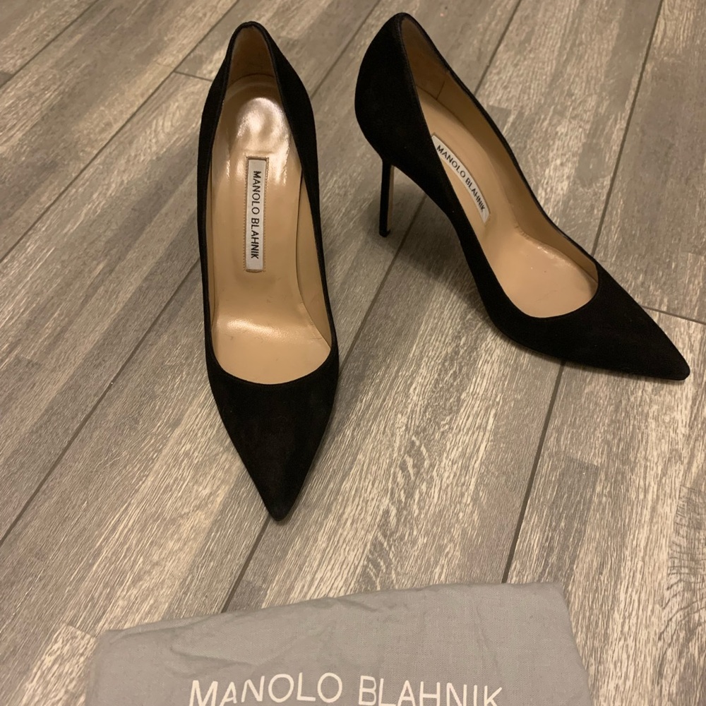 Manolo Blahnik Bb 105 mm Suede Pump Tora H